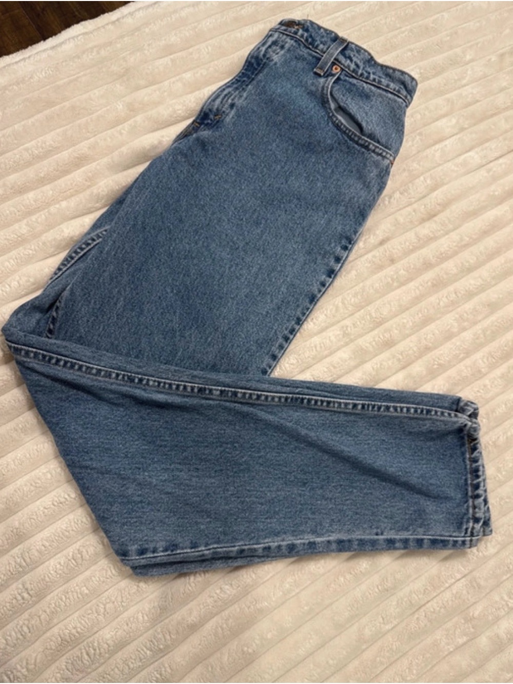 Levi's Women's Blue Straight-Leg Jeans
